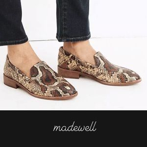 Madewell The Frances Loafer in Snake Embossed Leather • 5